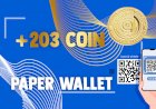 The Swiss Company Counos added 203 coins to the Paper Wallet
