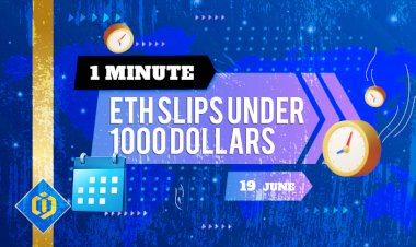 ETH Slips Under 1000 Dollars