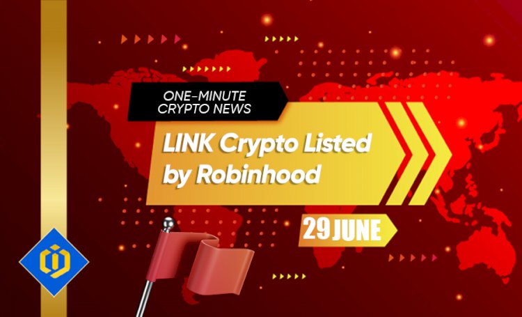 LINK Crypto Listed by Robinhood