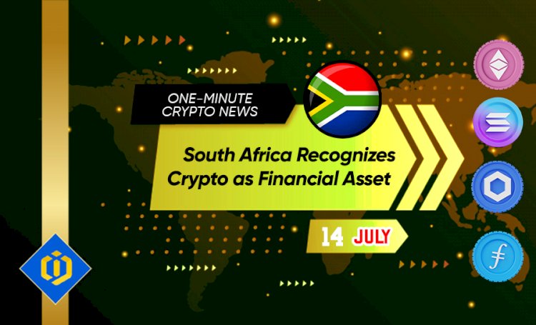 South Africa Recognizes Crypto as Financial Asset