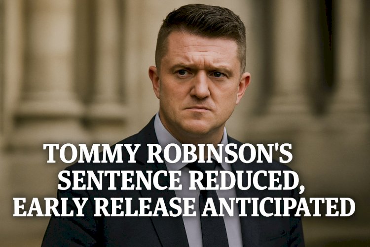Tommy Robinson’s Sentence Reduced, Early Release Anticipated