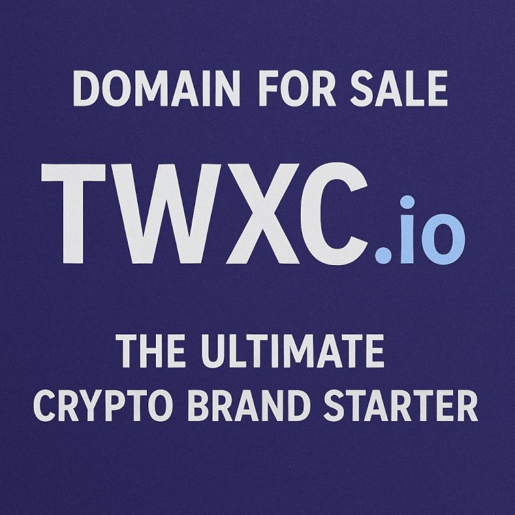 Domain for Sale: TWXC.io – The Ultimate Crypto Brand Starter