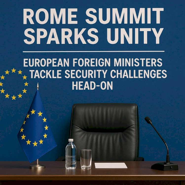 Rome Summit Sparks Unity: European Foreign Ministers Tackle Security Challenges Head-On