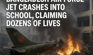 Horror Over Dhaka: Bangladesh Air Force Jet Crashes into School, Claiming Dozens of Lives