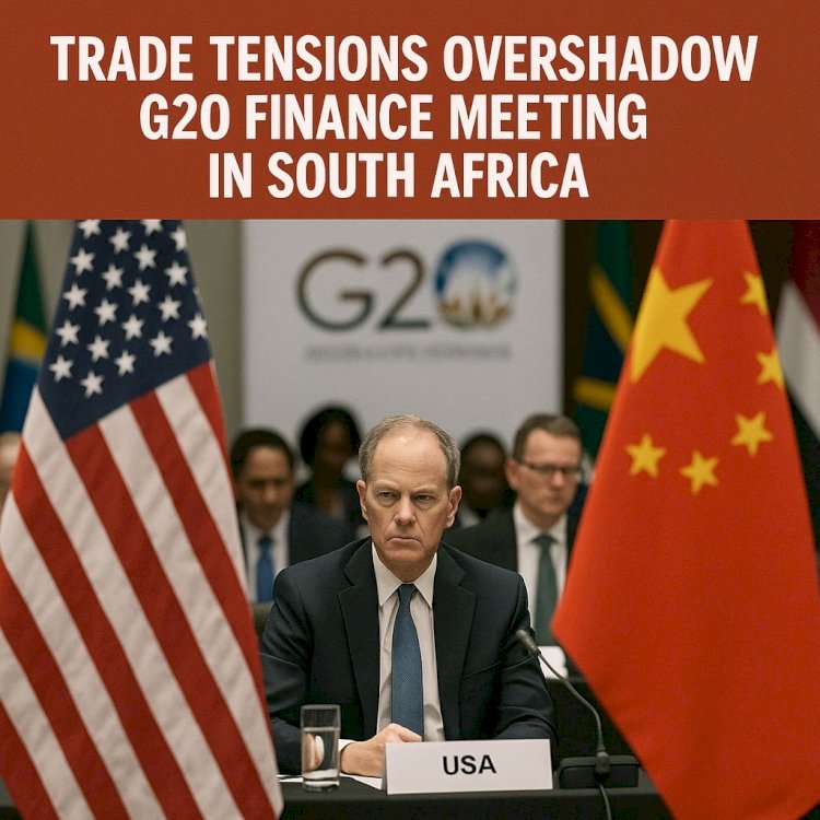 Trade Tensions Overshadow G20 Finance Meeting in South Africa