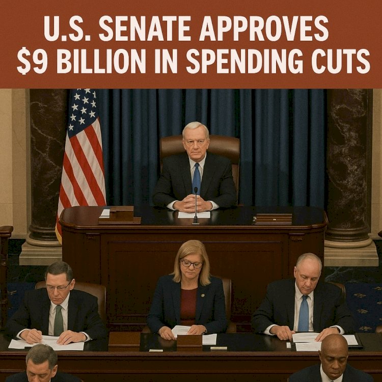U.S. Senate Passes $9 Billion in Spending Cuts Amid Budgetary Tensions