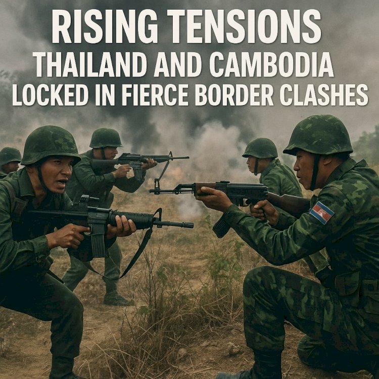 Rising Tensions: Thailand and Cambodia Locked in Fierce Border Clashes