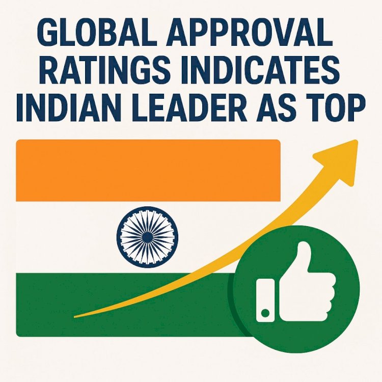 Modi Tops the Charts: Global Approval Ratings Crown Indian PM as Most Popular Leader