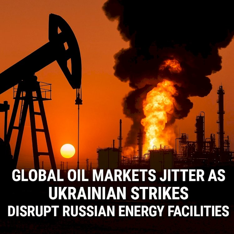 Global Oil Markets Jitter as Ukrainian Strikes Disrupt Russian Energy Facilities