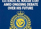 Cristiano Ronaldo Extends Al Nassr Stay Amid Ongoing Debate Over His Future