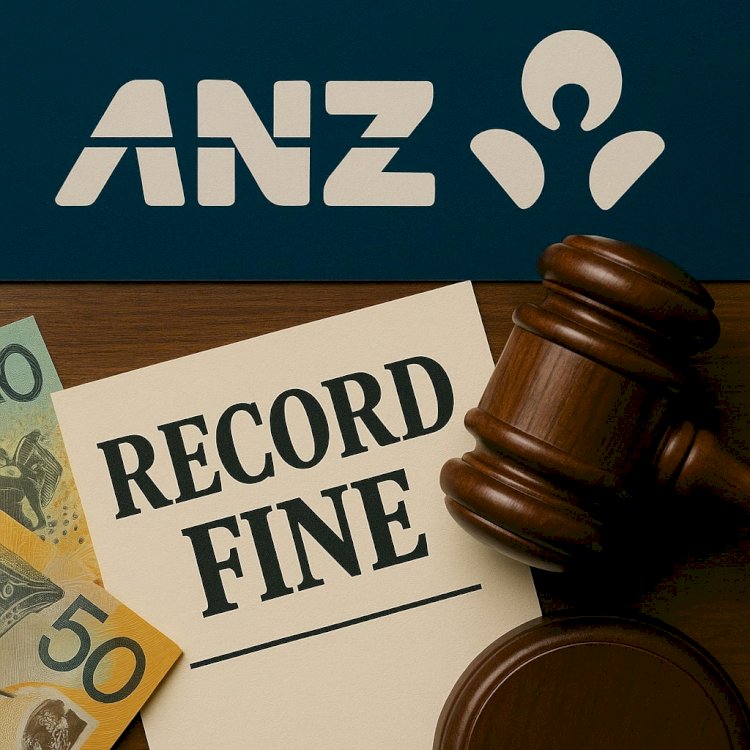 ANZ Bank Slammed with Record Fine Over Misconduct