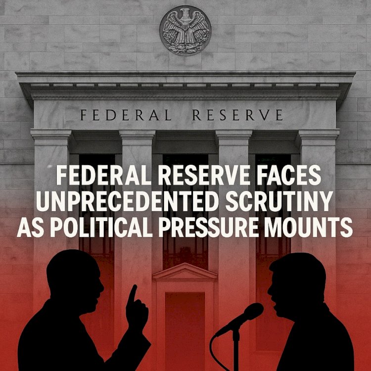 Federal Reserve Faces Unprecedented Scrutiny as Political Pressure Mounts