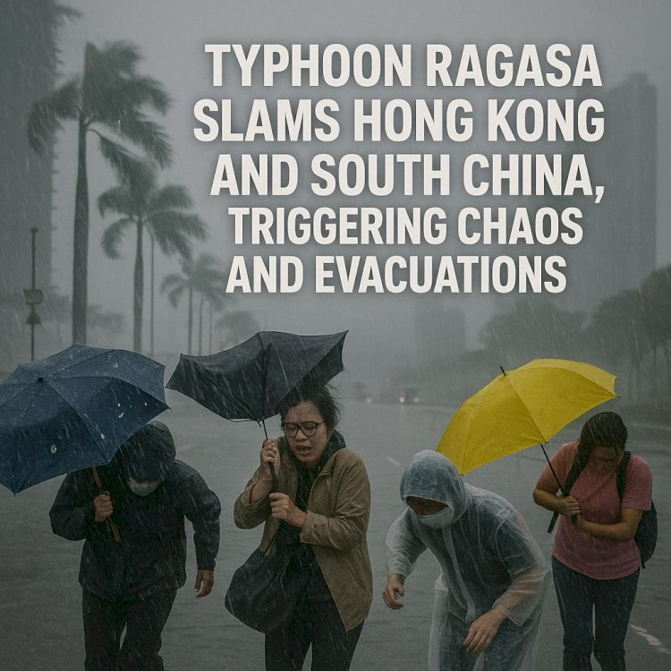 Typhoon Ragasa Slams Hong Kong and South China, Triggering Chaos and Evacuations