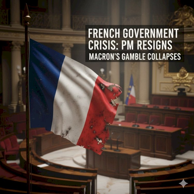 French Political Earthquake: PM Resigns Hours After Naming Cabinet, Deepening Macron's Crisis