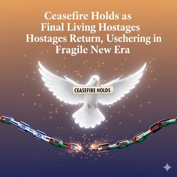 Ceasefire Holds as Final Living Hostages Return, Ushering in Fragile New Era