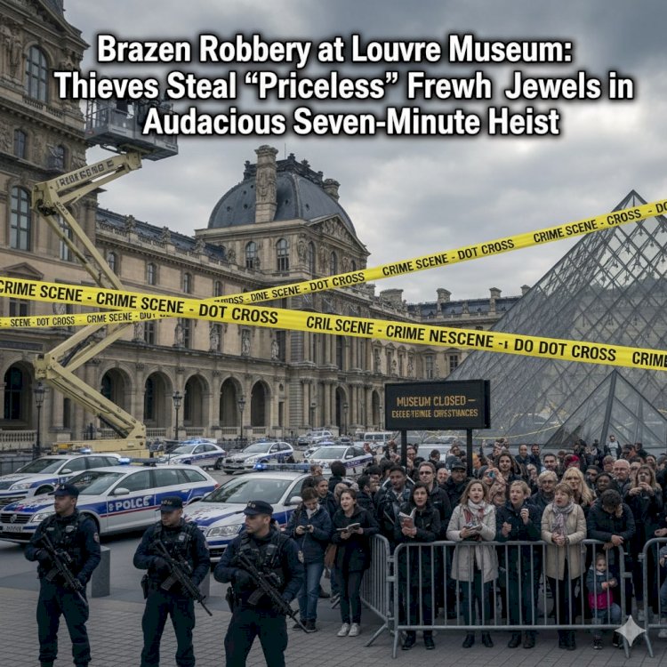 Bold, Brazen Daylight Heist Shuts Down Louvre Museum; Priceless Napoleon-Era Jewels Stolen