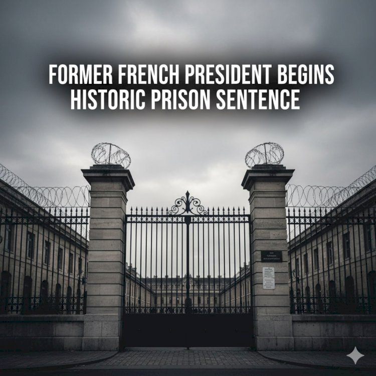 Former French President Nicolas Sarkozy Begins Prison Sentence, Marking Historic Day