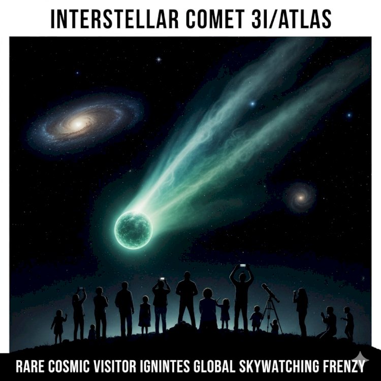 Interstellar Comet 3I/ATLAS Streaks Toward Sun: Rare Cosmic Visitor Ignites Global Skywatching Frenzy