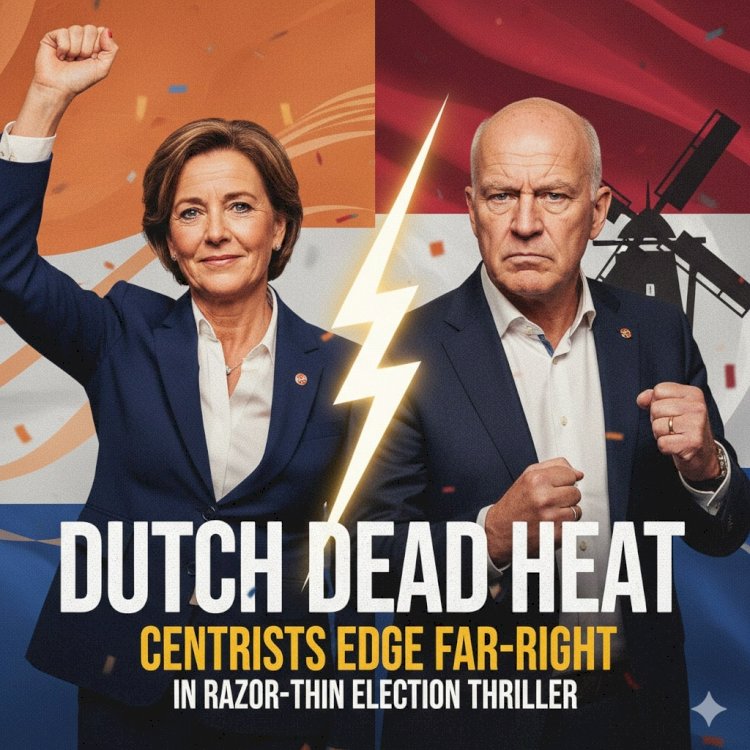 Dutch Dead Heat: Centrists Edge Far-Right in Razor-Thin Election Thriller