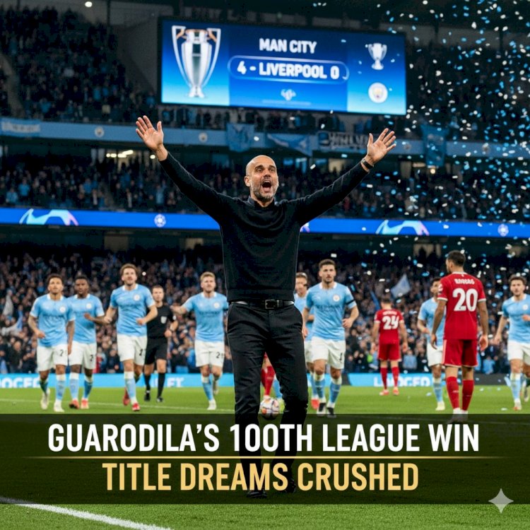 City Symphony: Guardiola's Milestone Masterclass Crushes Liverpool's Title Dreams