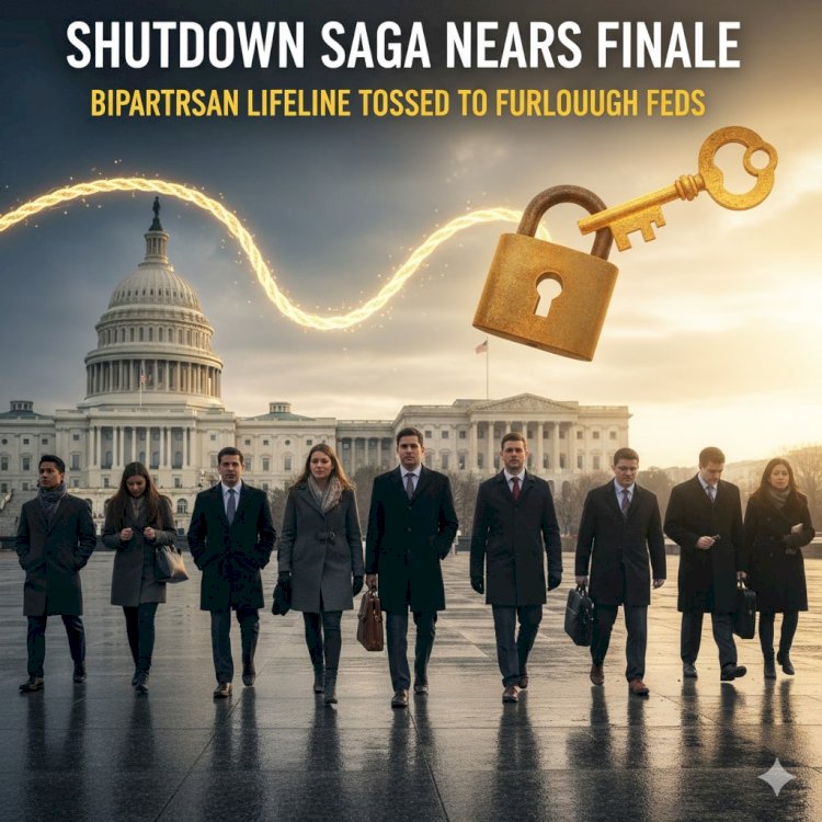 Shutdown Saga Nears Finale: Bipartisan Lifeline Tossed to Furloughed Feds