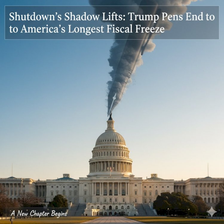 Shutdown's Shadow Lifts: Trump Pens End to America's Longest Fiscal Freeze