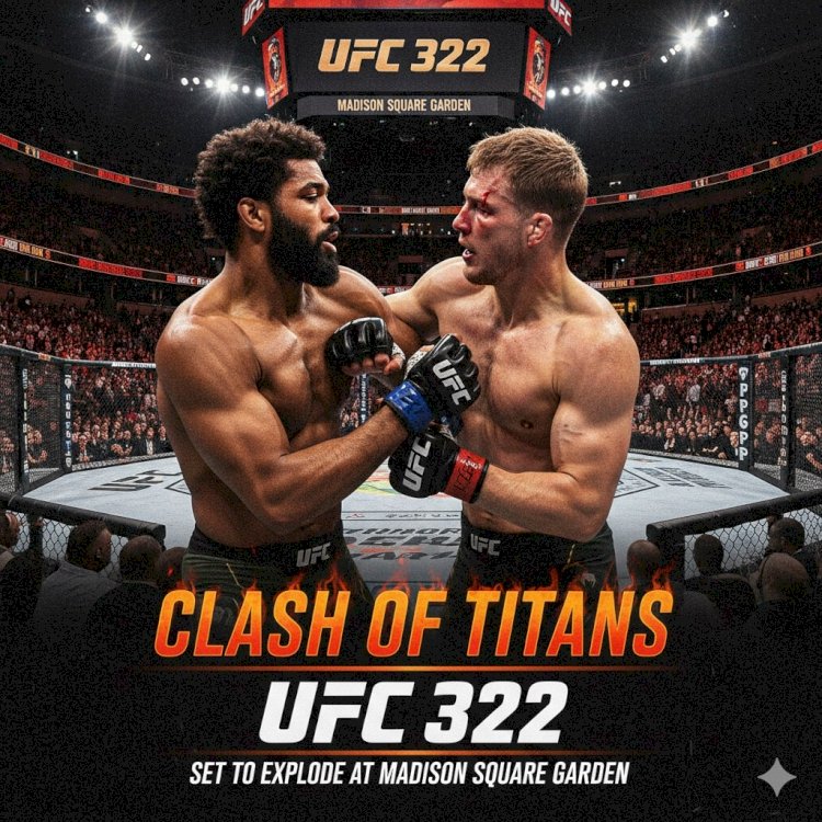 Clash of Titans: UFC 322 Set to Explode at Madison Square Garden