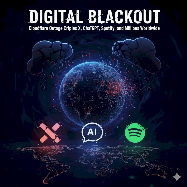 Digital Blackout: Cloudflare Outage Cripples X, ChatGPT, Spotify, and Millions Worldwide