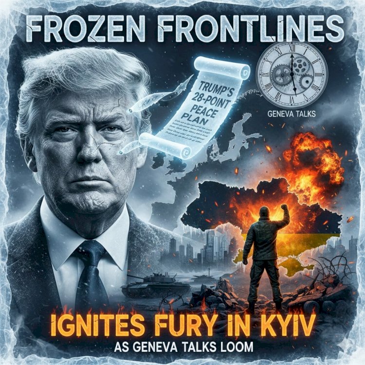 Frozen Frontlines: Trump's 28-Point Peace Plan Ignites Fury in Kyiv as Geneva Talks Loom