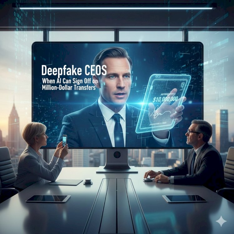 Deepfake CEOs: When AI Can Sign Off on Million-Dollar Transfers