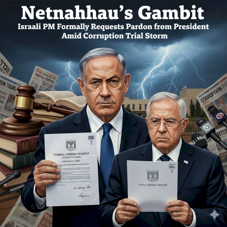 Netanyahu's Gambit: Israeli PM Formally Requests Pardon from President Amid Corruption Trial Storm