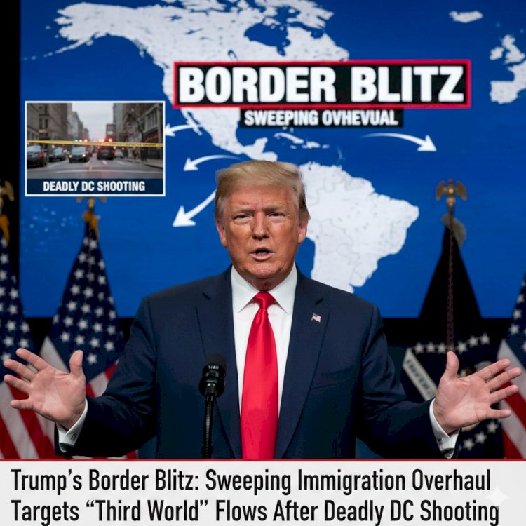Trump's Border Blitz: Sweeping Immigration Overhaul Targets "Third World" Flows After Deadly DC Shooting
