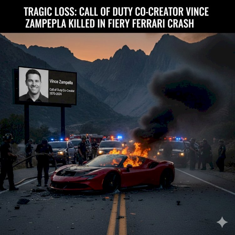 Tragic Loss: Call of Duty Co-Creator Vince Zampella Killed in Fiery Ferrari Crash