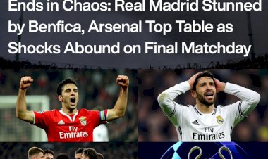 Champions League League Phase Ends in Chaos: Real Madrid Stunned by Benfica, Arsenal Top Table as Shocks Abound on Final Matchday