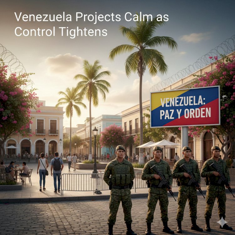 Venezuela Projects Calm as Control Tightens