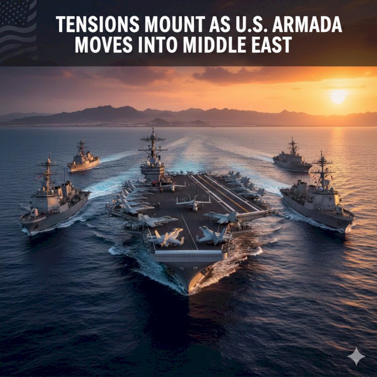 Tensions Mount as U.S. Armada Moves Into Middle East