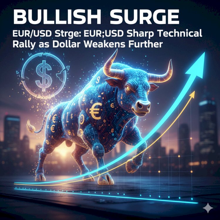 Bullish Surge: EUR/USD Stages Sharp Technical Rally as Dollar Weakens Further