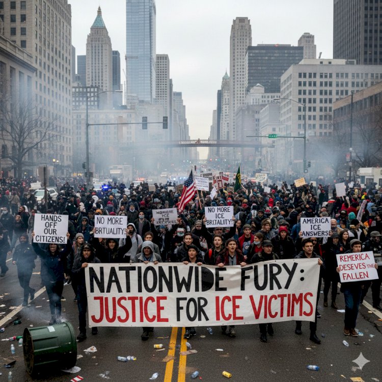 Nationwide Fury Erupts: Protests Sweep US Cities Over ICE Shootings of US Citizens