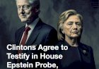 Clintons Agree to Testify in House Epstein Probe, Averting Contempt Vote