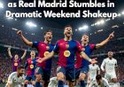 Barcelona Seizes La Liga Lead as Real Madrid Stumbles in Dramatic Weekend Shakeup