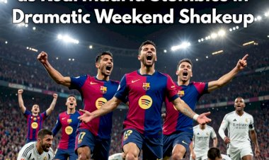Barcelona Seizes La Liga Lead as Real Madrid Stumbles in Dramatic Weekend Shakeup