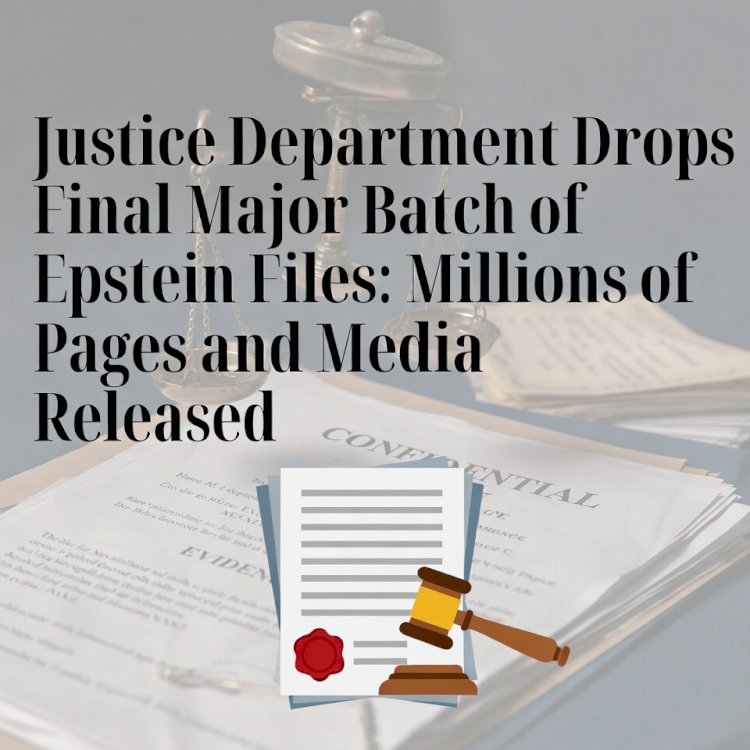 Justice Department Drops Final Major Batch of Epstein Files: Millions of Pages and Media Released