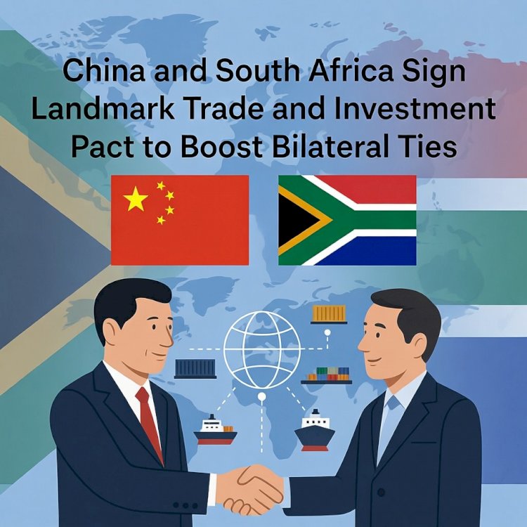 China and South Africa Sign Landmark Trade and Investment Pact to Boost Bilateral Ties