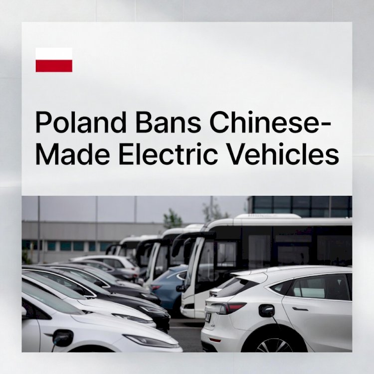 Poland Bans Chinese-Made Electric Vehicles from Government Fleets in Security Crackdown