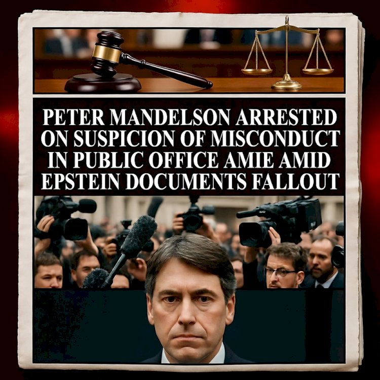 Peter Mandelson Arrested on Suspicion of Misconduct in Public Office Amid Epstein Documents Fallout
